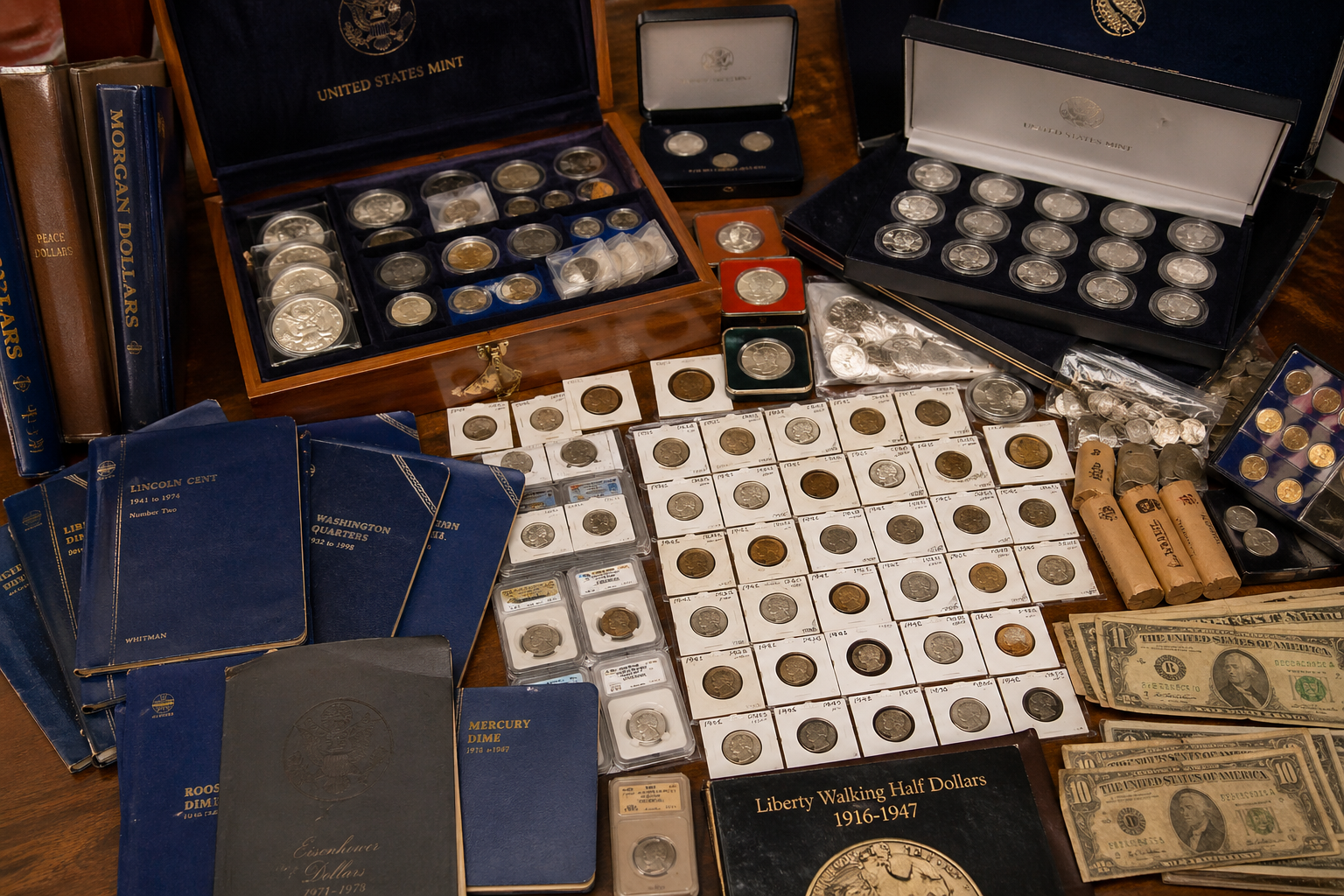 Collector coins and rare coins